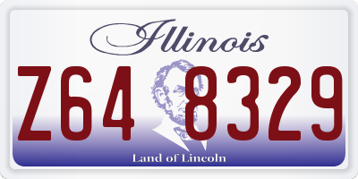 IL license plate Z648329
