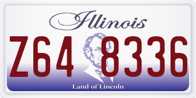 IL license plate Z648336