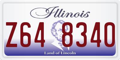 IL license plate Z648340