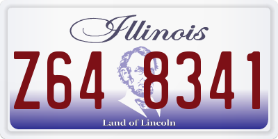 IL license plate Z648341