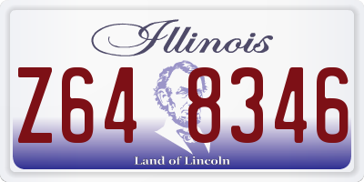 IL license plate Z648346