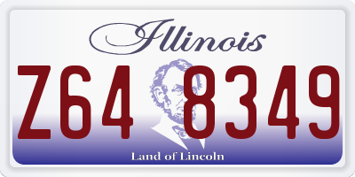 IL license plate Z648349