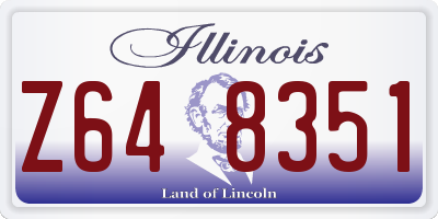 IL license plate Z648351