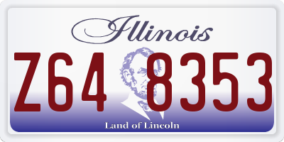 IL license plate Z648353