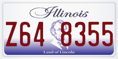 IL license plate Z648355