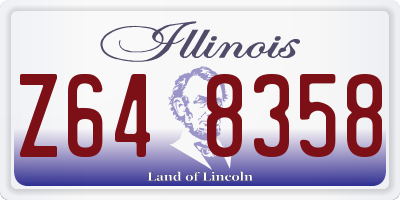 IL license plate Z648358