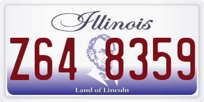 IL license plate Z648359