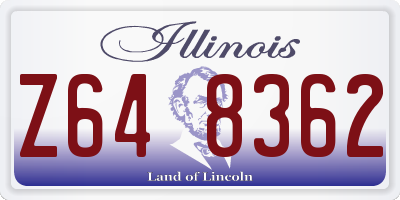 IL license plate Z648362