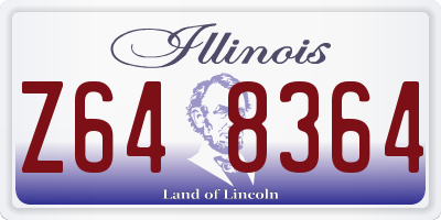 IL license plate Z648364