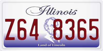 IL license plate Z648365