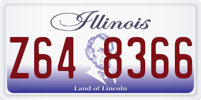 IL license plate Z648366