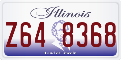IL license plate Z648368