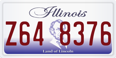 IL license plate Z648376