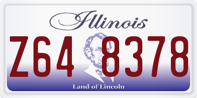 IL license plate Z648378