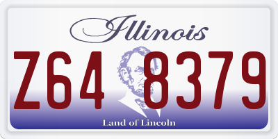 IL license plate Z648379