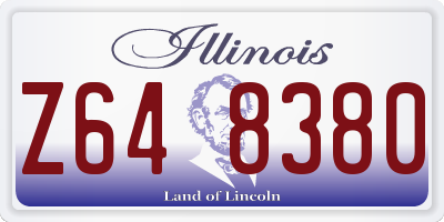 IL license plate Z648380