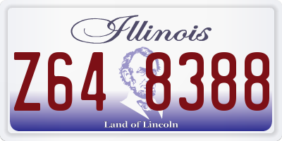 IL license plate Z648388
