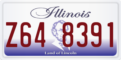 IL license plate Z648391