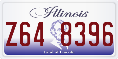 IL license plate Z648396