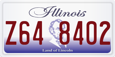 IL license plate Z648402