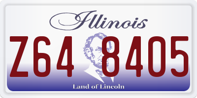 IL license plate Z648405