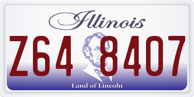 IL license plate Z648407
