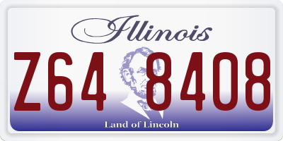 IL license plate Z648408