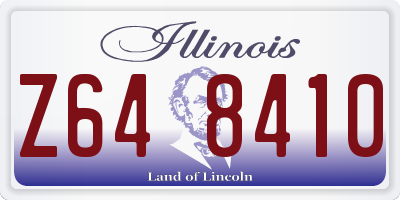 IL license plate Z648410