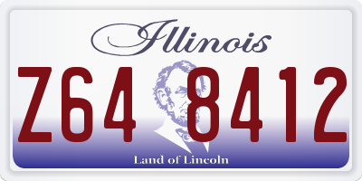 IL license plate Z648412