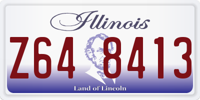 IL license plate Z648413