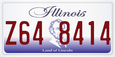 IL license plate Z648414