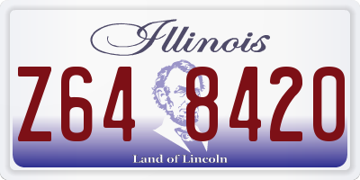 IL license plate Z648420
