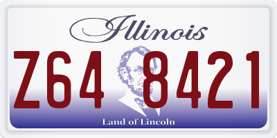 IL license plate Z648421