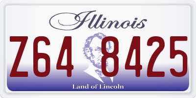 IL license plate Z648425