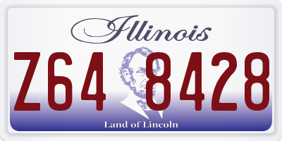 IL license plate Z648428