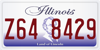 IL license plate Z648429