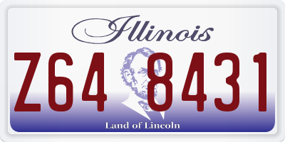 IL license plate Z648431