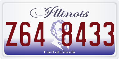 IL license plate Z648433
