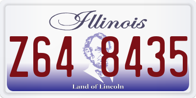 IL license plate Z648435