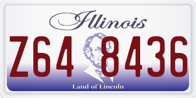 IL license plate Z648436