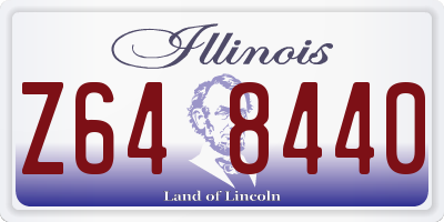 IL license plate Z648440