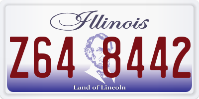 IL license plate Z648442