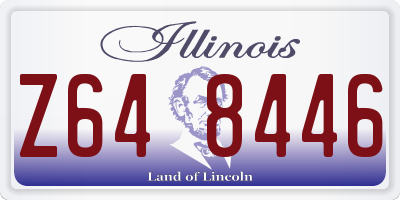 IL license plate Z648446