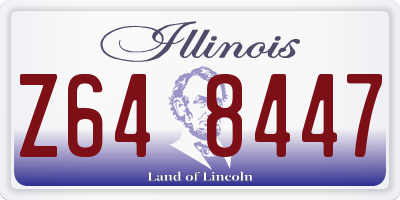 IL license plate Z648447