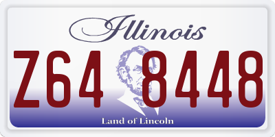 IL license plate Z648448