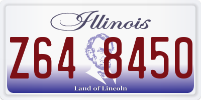 IL license plate Z648450