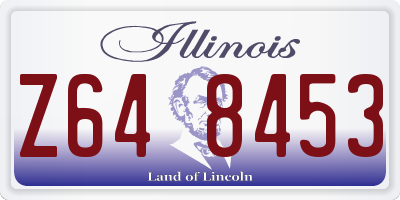 IL license plate Z648453