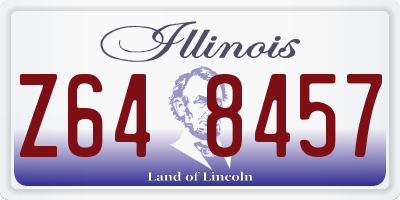 IL license plate Z648457