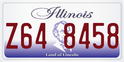 IL license plate Z648458