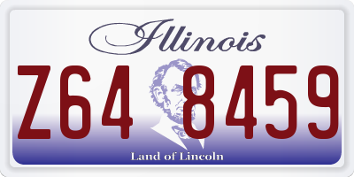 IL license plate Z648459
